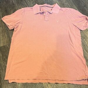 American Eagle Outfitters Pink Polo Shirt Size Medium